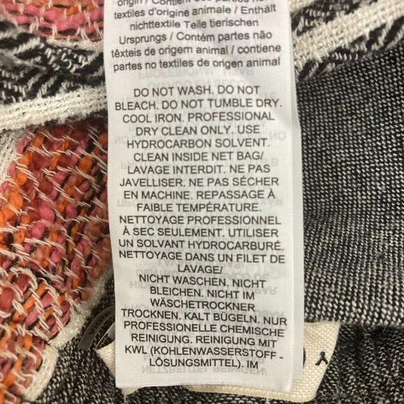 Tory Burch Striped Tweed High Waist Ankle Pants Size 0 - Picture 14 of 14